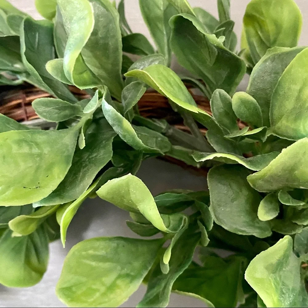 Faux Green Wreath 12
